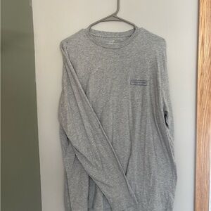 Vineyard Vines Men's Grey Long Sleeve Shirt